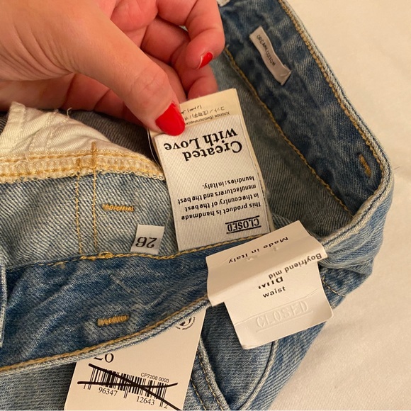 NWT CLOSED Denim Boyfriend Mid Waist Jeans organic cotton - Picture 3 of 8